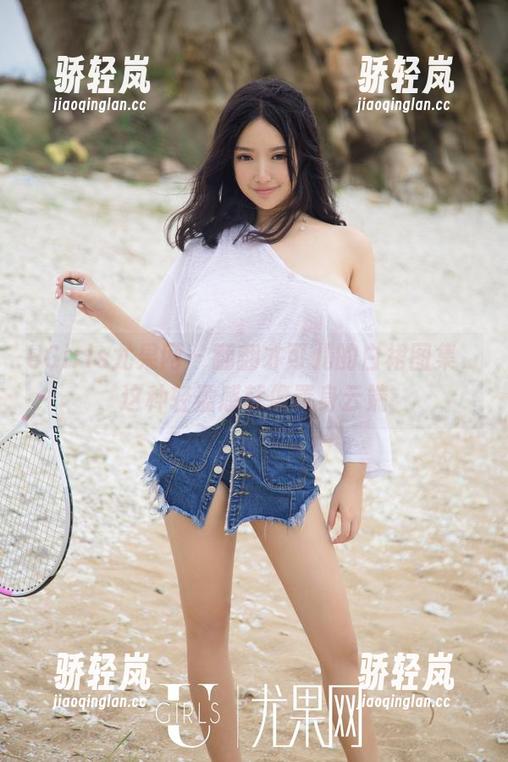 UGirls尤果网 - 翻翻才可儿的白裙图集，这种轻盈感就像置身云端